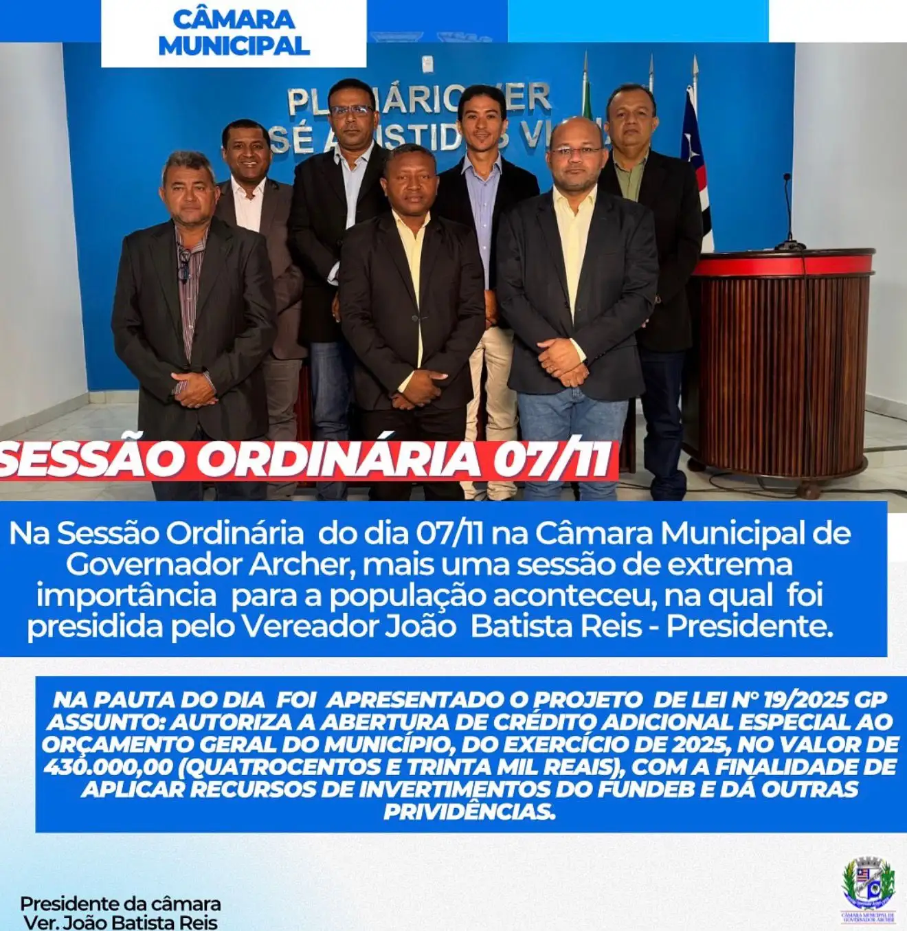 Sessão Ordinária