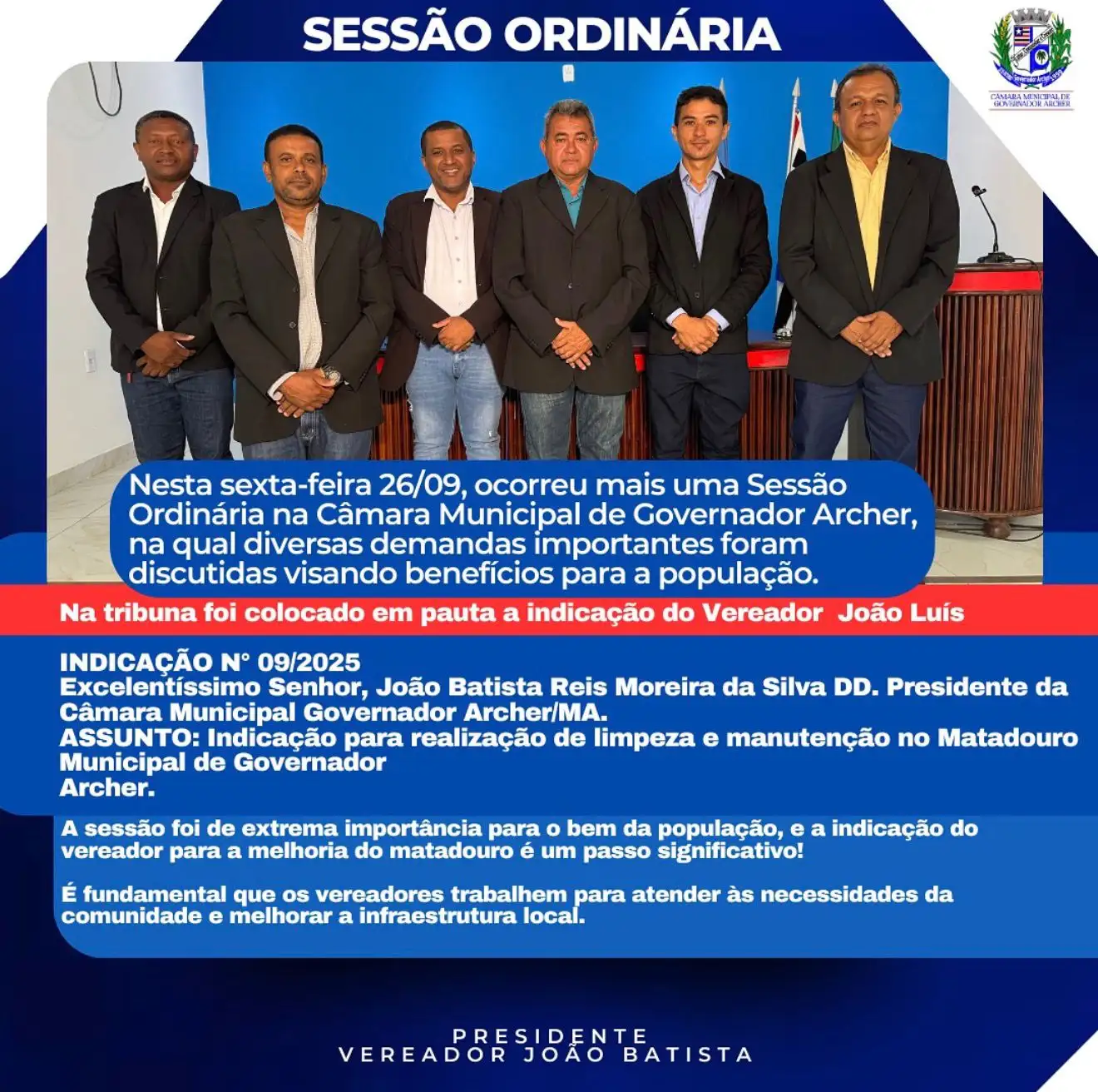 Sessão Ordinária
