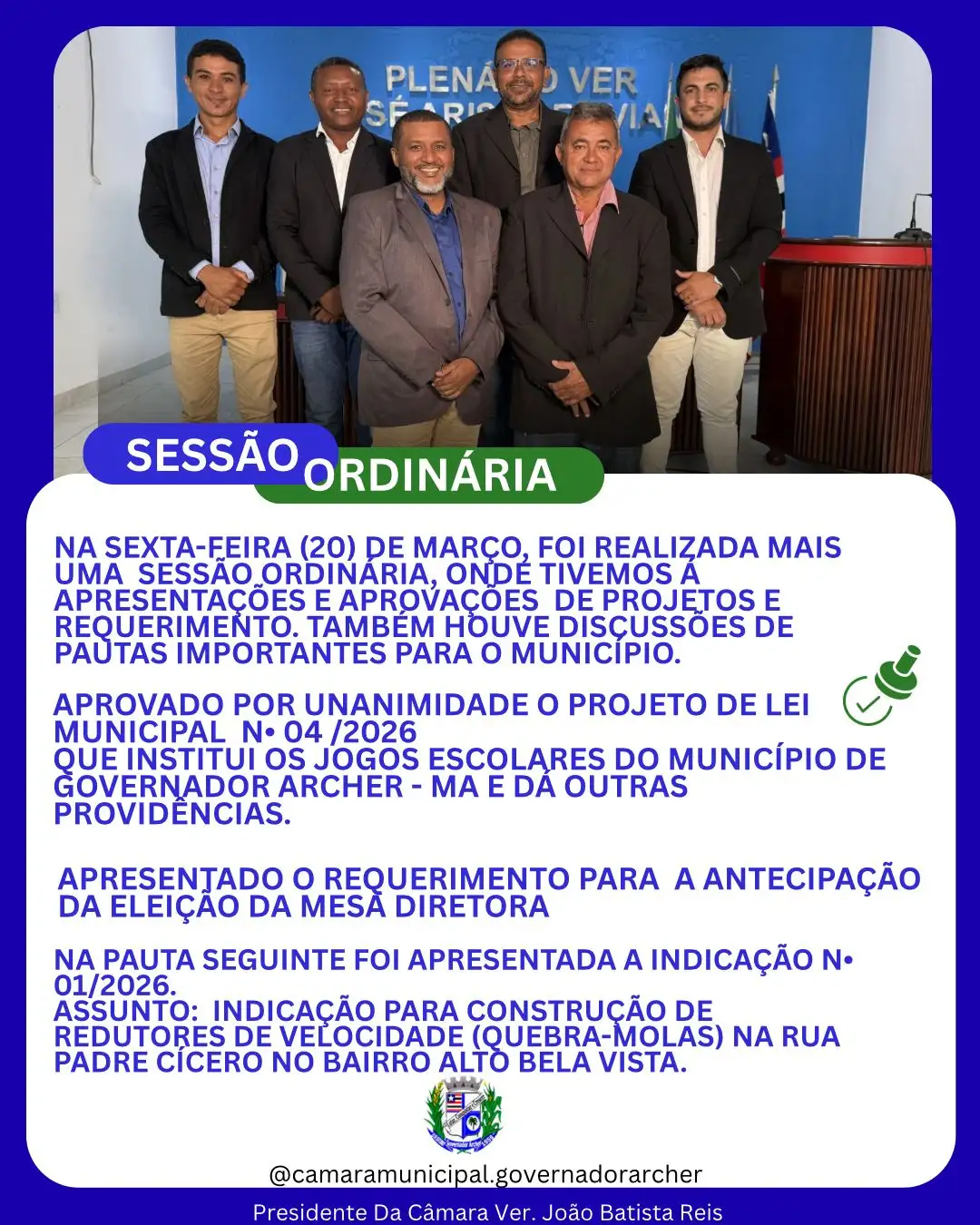 Sessão Ordinária