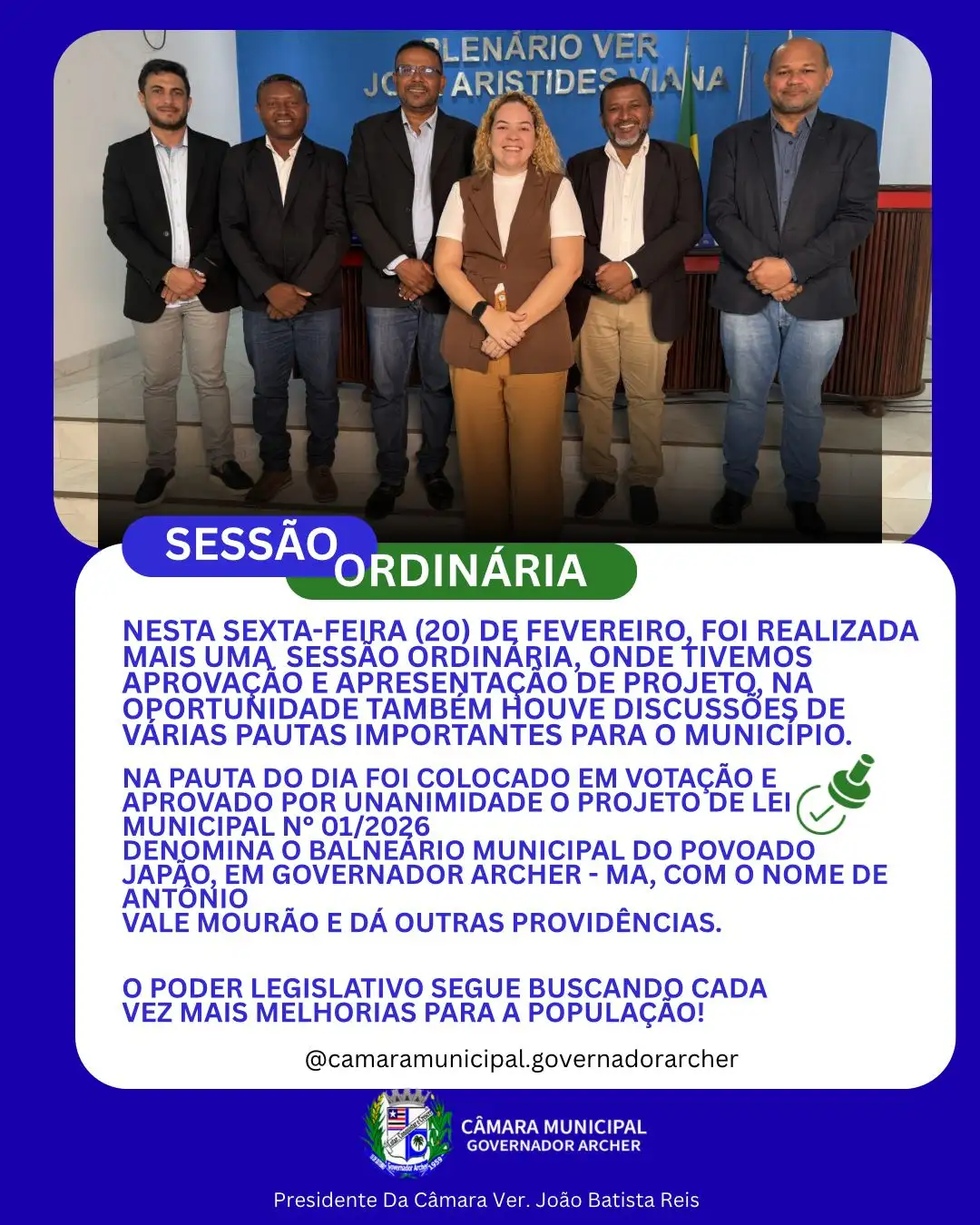Sessão Ordinária